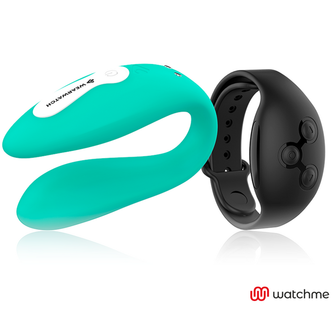 Wearwatch – Dual Technology Vibrator Watchme Aquamarijn / Jet