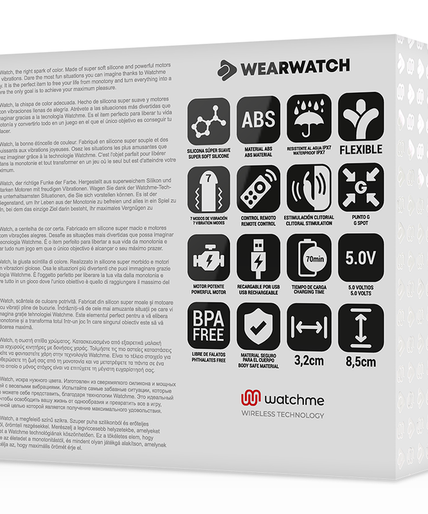 WEARWATCH - WATCHME DUAL TECHNOLOGY VIBRATOR SEA WATER / PINK WEARWATCH - WATCHME DUAL TECHNOLOGY VIBRATOR SEA WATER / PINK