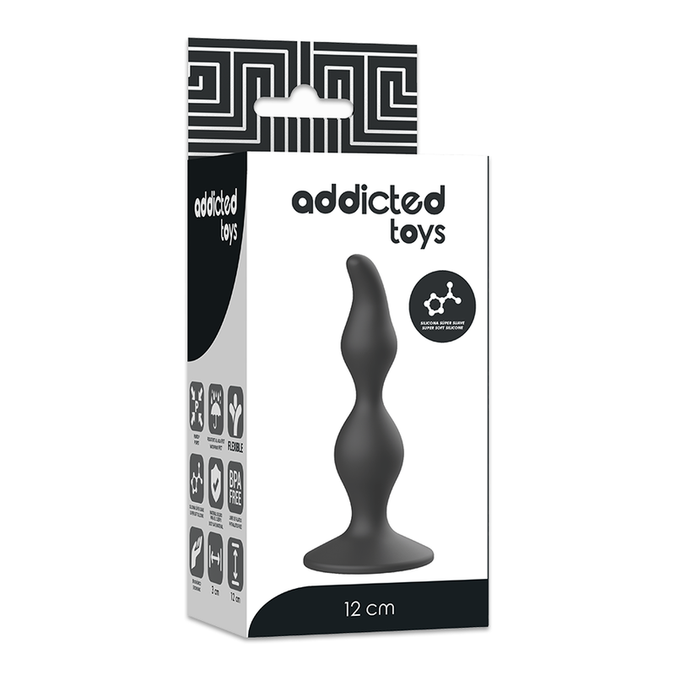 Addicted Toys – Anal Sexual Plug 12 Cm Black