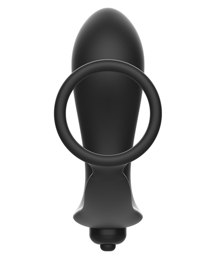 ADDICTED TOYS - VIBRATORY ANAL PLUG WITH PENIS RING ADDICTED TOYS - VIBRATORY ANAL PLUG WITH PENIS RING