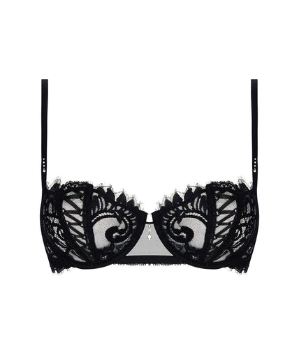 Balconette BH Desirs de Venise Lise Charmel Balconette Bra Desirs de Venise in Seductive Black - Pleasurements