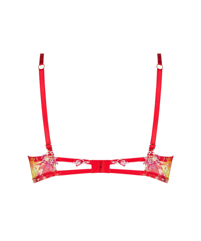 Lise Charmel Soft padded Bra Foret Rubis (Beautiful ruby red) - Pleasurements