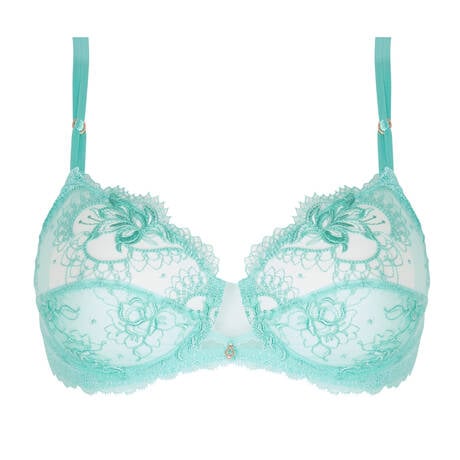 Lise Charmel Wired Bra Princesse Iris in Aqua - Pleasurements
