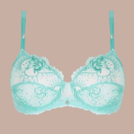 Lise Charmel Wired Bra Princesse Iris in Aqua - Pleasurements
