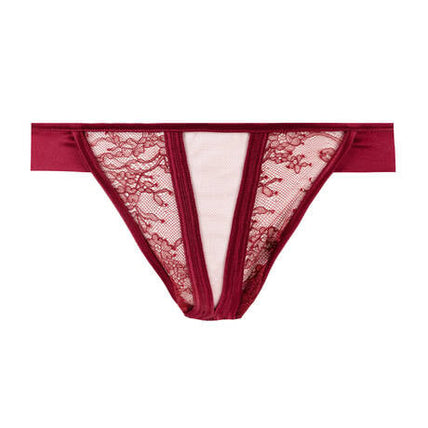 Livy Palace Silk Open Tanga - Red Livy Palace Silk Open Tanga - Red