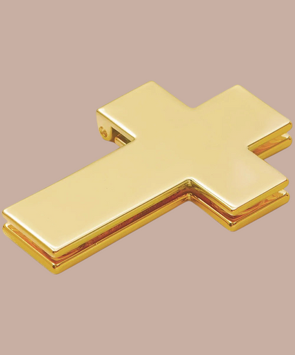 Maison Close/Scandale โ Inspiration Divine Cross Symbol Gouden Pleasurements Maison Close Inspiration Divine kruis-accessoire met magnetische sluiting