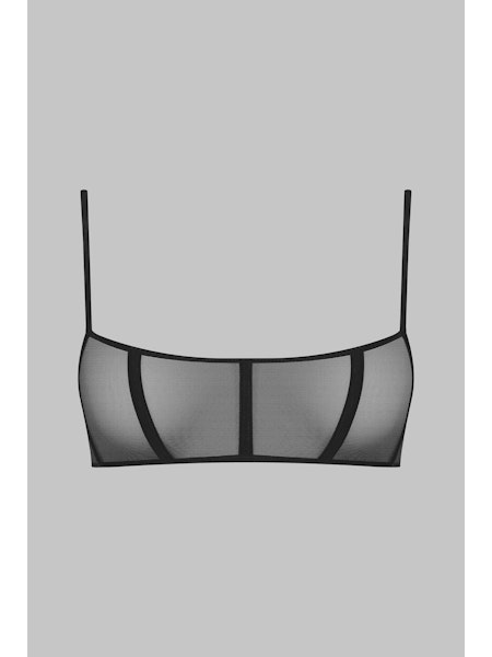 Maison Close L'Amoureuse Corset Bra Black Dahlia - Pleasurements