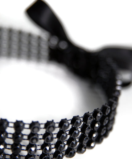 Mondin Black Crystal Choker – Exclusive Neck Jewelry Mondin Black Crystal Choker – Exclusive Neck Jewelry