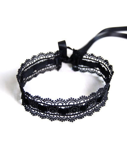 Mondin Velvet & Lace Mix Black – Exclusive Neck Jewelry Mondin Velvet & Lace Mix Black – Exclusive Neck Jewelry