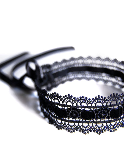 Mondin Velvet & Lace Mix Black – Exclusive Neck Jewelry Mondin Velvet & Lace Mix Black – Exclusive Neck Jewelry