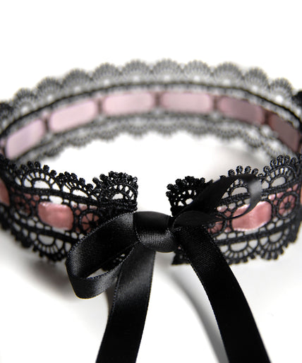 Mondin Velvet & Lace Mix Rose – Exclusive Neck Jewelry Mondin Velvet & Lace Mix Rose – Exclusive Neck Jewelry