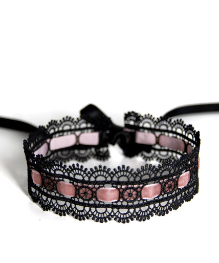 Mondin Velvet & Lace Mix Rose – Exclusive Neck Jewelry Mondin Velvet & Lace Mix Rose – Exclusive Neck Jewelry