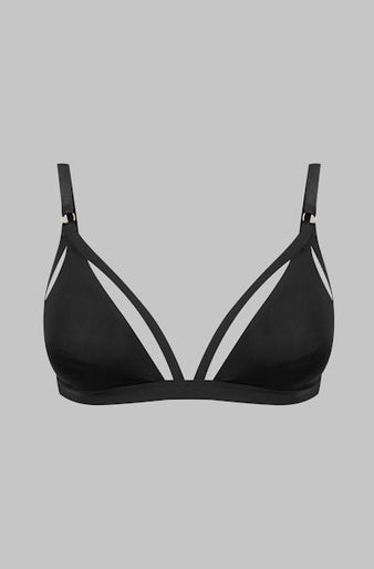 Maison Close – Tapage Nocturne Triangle Bra – Black Maison Close – Tapage Nocturne Triangle Bra – Black