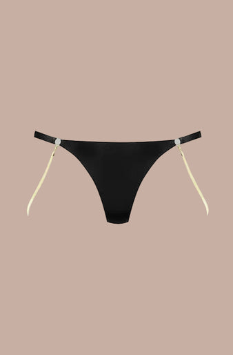Maison Close – Tapage Nocturne Mini Jewelry Thong Black Maison Close – Tapage Nocturne Mini Jewelry Thong Black