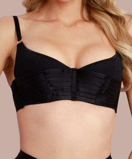 Pleasurements – Bar-Tender Balconette Beha Zwart - 70% Korting! Pleasurements Bar - Tender Balconette Bra Black - Pleasurements