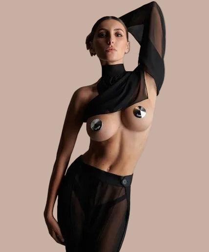 Pleasurements Nipple Covers in Silver Pleasurements Nipple Covers in Silver - Pleasurements