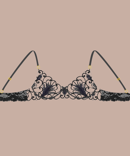 Shikkosa – Alba Underwire Bra Black – 50%! Shikkosa Alba Underwire Bra in Black - Pleasurements