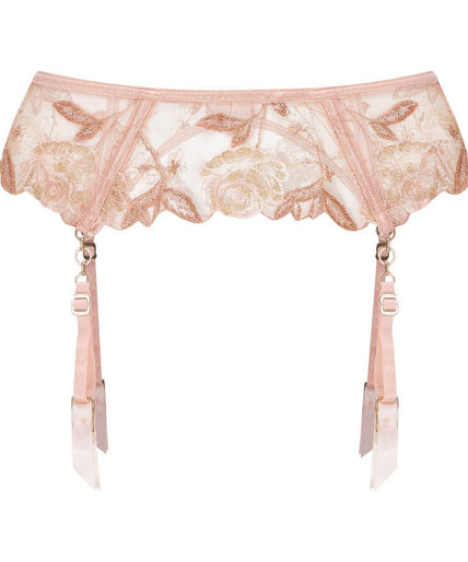 Shikkosa Illusion Jarretel in Soft Peachy Shikkosa Illusion Suspender in Soft Peachy - Pleasurements