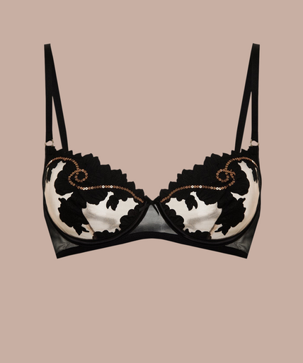 Shikkosa – Misthys Underwire Bra Black & Gold – 50%! Shikkosa Misthys Underwire bra in Black & Gold - Pleasurements
