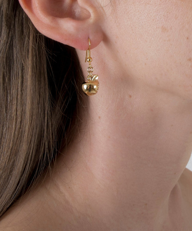 Sylvie Monthulé Apples Design Earrings Gold - Pleasurements