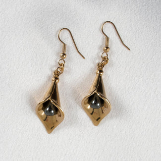 Arum desing oorringen in Goud Sylvie Monthulé Arum Design Earrings Gold - Pleasurements
