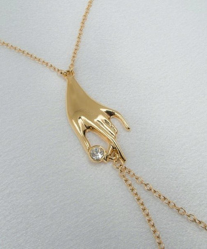 Sylvie Monthulé Breast Collar Secret Caress Design Gold Sylvie Monthulé Breast Collar Secret Caress Design Gold - Pleasurements