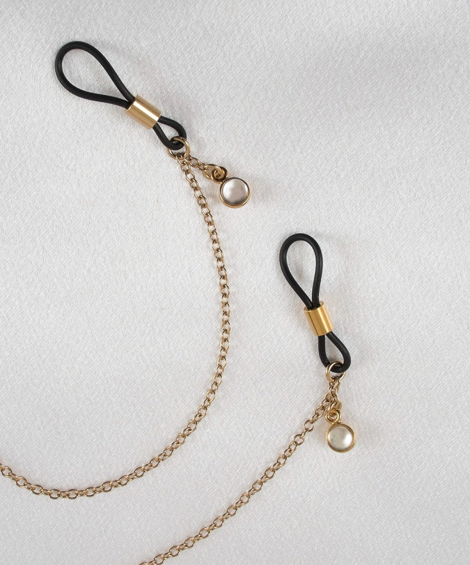 Sylvie Monthulé Breast Necklace Love Rose Design Gold - Pleasurements