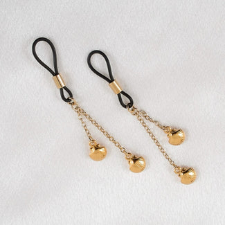 Duo Shells Nipples Juweel Goud Sylvie Monthulé Duo Shells Nipple Design Gold - Pleasurements