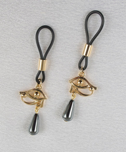 Sylvie Monthulé Eye of Horus Nipple Design Gold Sylvie Monthulé Eye of Horus Nipple Design Gold - Pleasurements