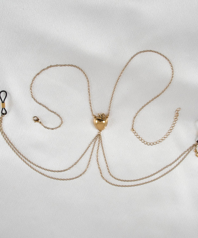 Sylvie Monthulé necklace crunched apple Gold - Pleasurements