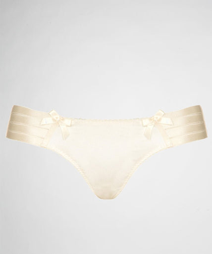 Bordelle Verstelbare Webbed Thong Ivoor Bordelle Adjustable Webbed Thong Ivory - Pleasurements