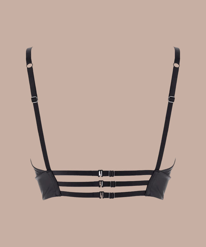 Maison Close Chambre Noir Bralette Black Dahlia - Pleasurements
