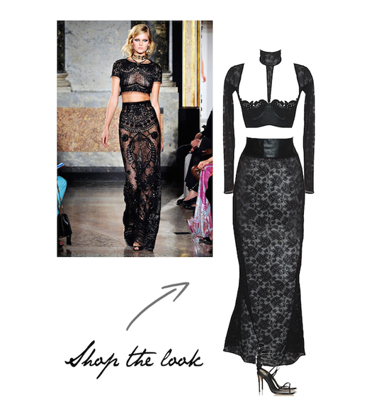 SHOP THE LOOK: LACE DOWN THE RUNWAY