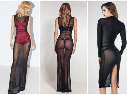 BE LUSHLY TRANSPARENT IN A SEE-THROUGH DRESS