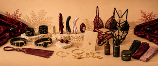 Pleasurements – Pleasure Premium Collection – All Luxury Intimacy Pleasurements Collection Banner - With Light