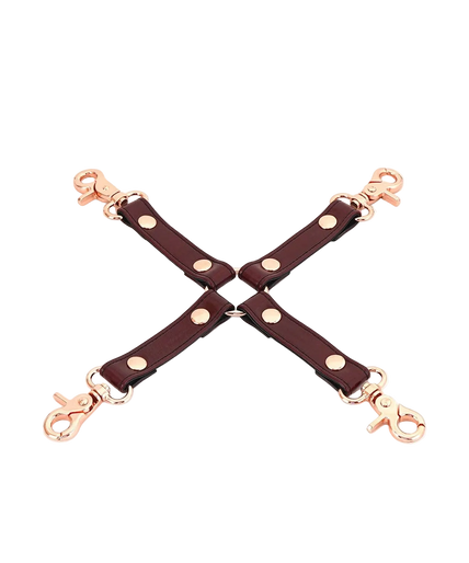 Liebe Seele 4-Way Lederen Sluiting – Wijnrood