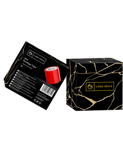 Liebe Seele Bondage Tape Semi-Transparent – Red