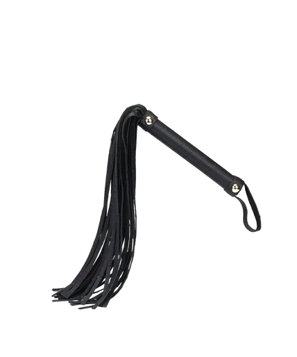 Liebe Seele Demon's Kiss Small Black Leather Flogger