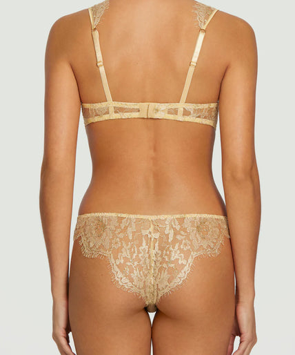 Coco de Mer Fiorella Balcony Bra Gold