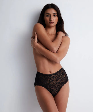 Aubade Rosessence High-waist Brief in Black