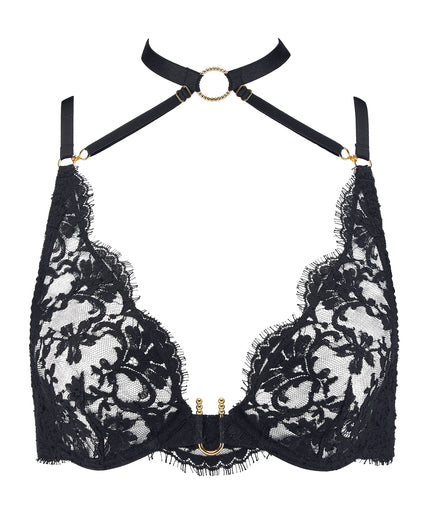 Underwired Triangle Bra Aubade Under your Spell in Zwart