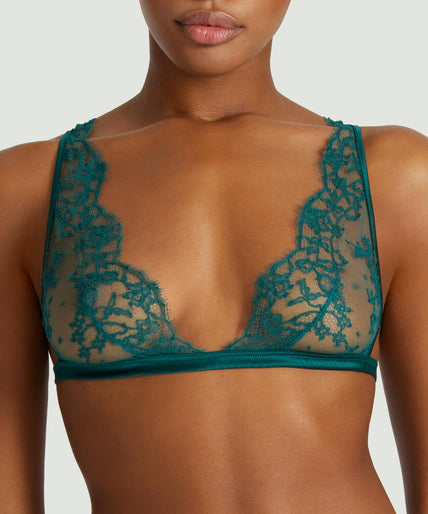 Coco de Mer Nilima triangelbeha in blauw-groen