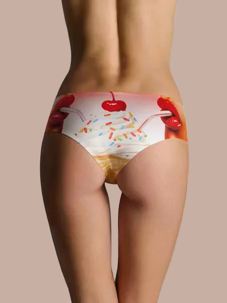 Maison Close – Comic Strip Hipster Panty Ice Cream Pink