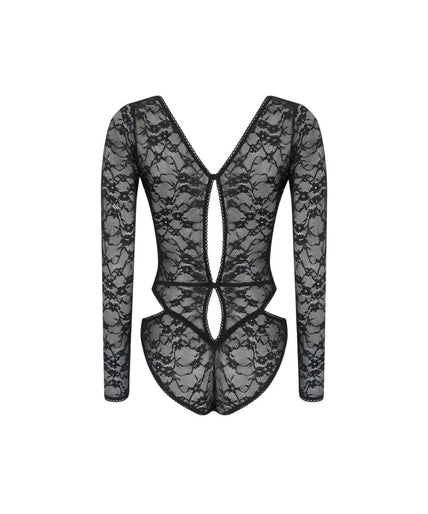 Coco de Mer Aphrodite Bodysuit Zwart