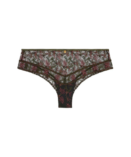 Aubade Sounds of Heart Cheeky Brief - Dark Garden