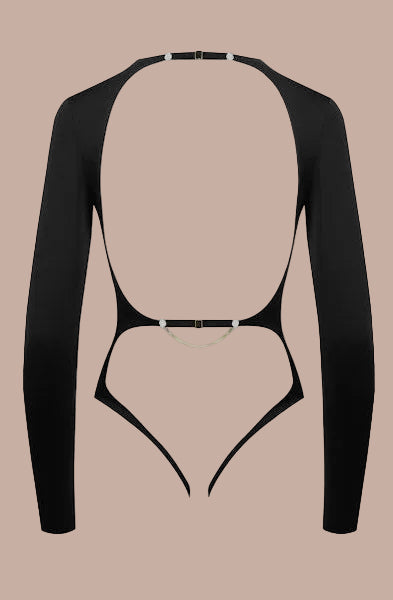 Maison Close – Tapage Nocturne Backless Jewelry Bodysuit Black