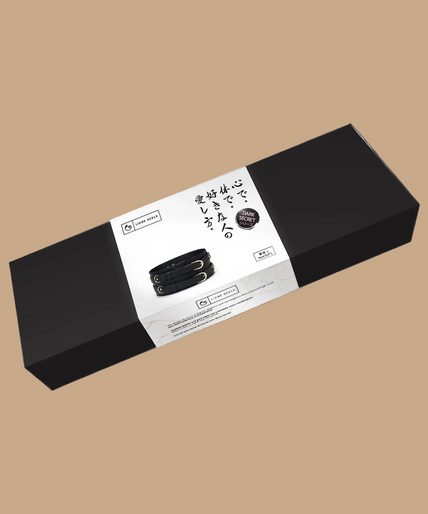 Liebe Seele Dark Secret Luxury Leather Waist Belt – Black