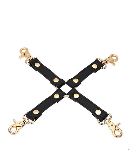 Liebe Seele Dark Secret Leren Hogtie 4-Weg