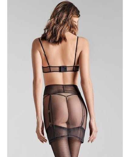 Maison Close L'Amoureuse Corset Bra Black Dahlia