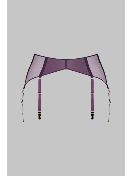 Maison Close L'Amoureuse Garter Belt Purple Orchid